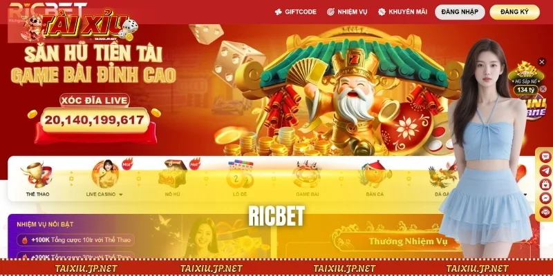 RICBET - Web Cược Tài Xỉu Uy Tín, Minh Bạch Top #1